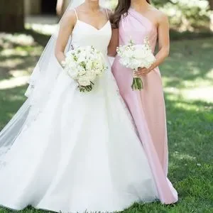 ALFRED SUNG Dresses Alfred Sung Rose Satin Bridesmaid Dress